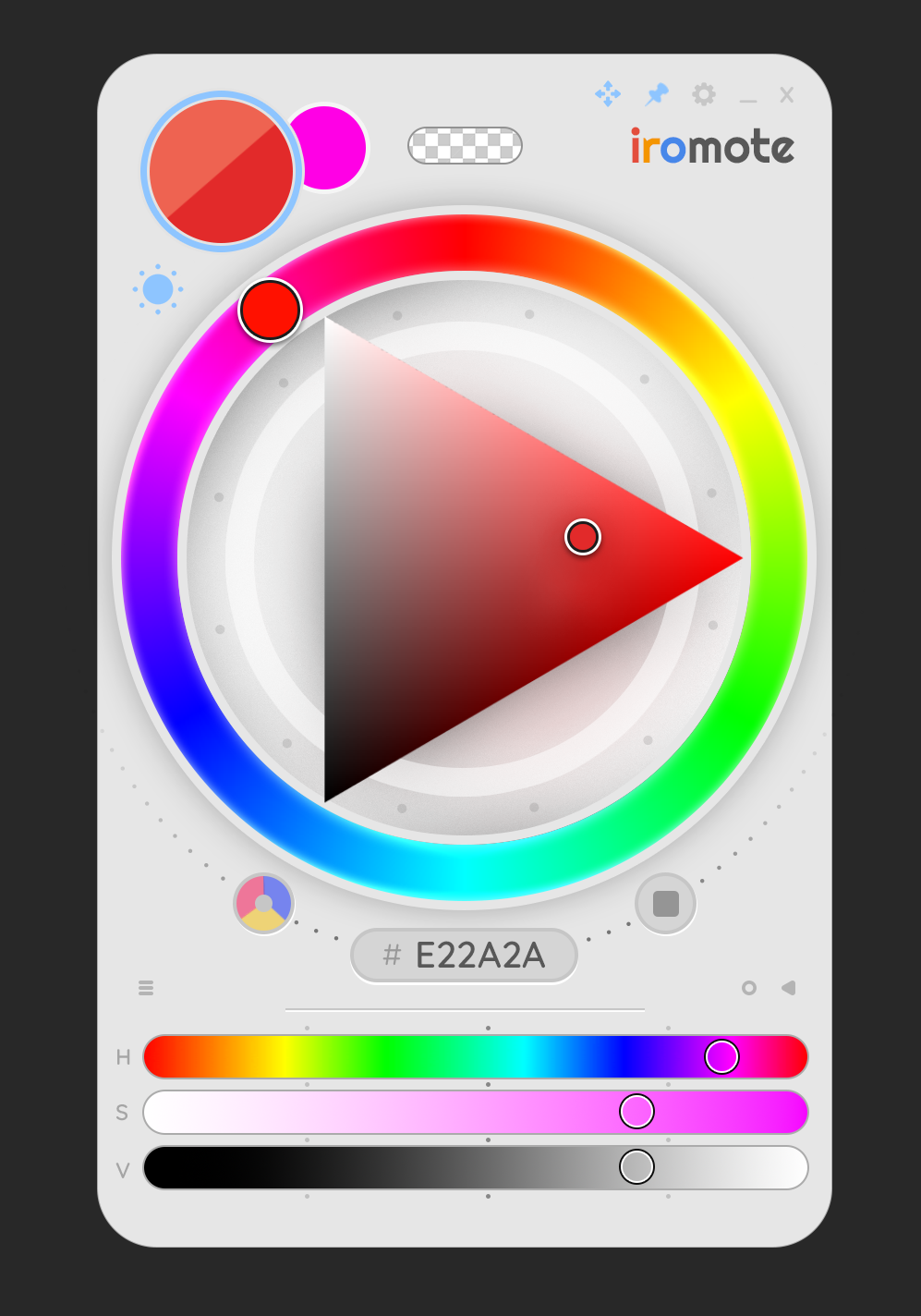 iromote color picker interface